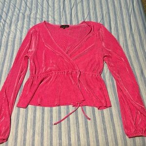Ladies Almost Famous XL top. Hot pink tunic